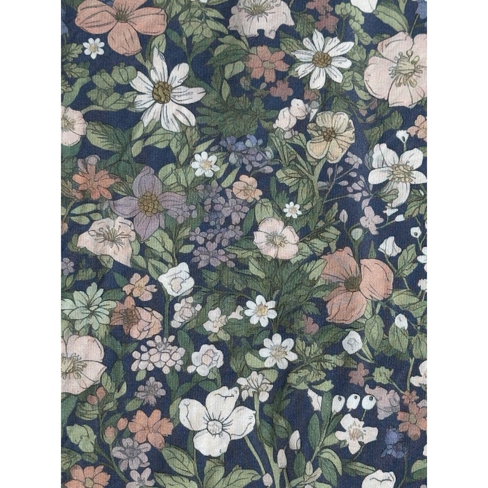 NWT Posh Peanut Country Blue Floral Long Sleeve Pajama Set Girls 10 12 Bamboo - Picture 8 of 8
